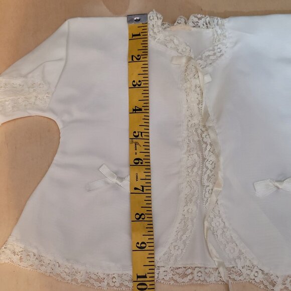 Vintage Baby Christening Baptism Clothes Lot 8 Pcs Plus Gift Box 60s 70s Retro - Picture 8 of 16